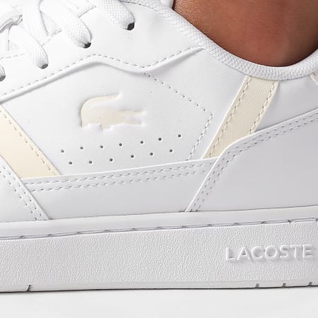 Lacoste - Baskets Femme T-Clip Set 225 White Off White