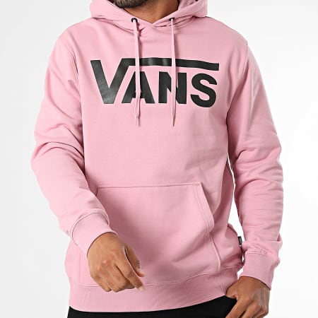 Vans Sweat Capuche Classic 00HNX Rose Noir
