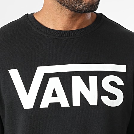 Vans - Sudadera cuello redondo Classic III 00JSF Negro Blanco