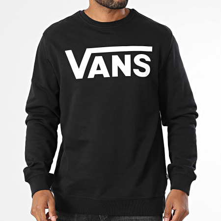 Vans - Sudadera cuello redondo Classic III 00JSF Negro Blanco