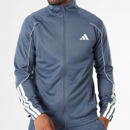 Adidas Sportswear - Ensemble De Survetement 3 Stripes Stadium JX5529 Bleu Gris