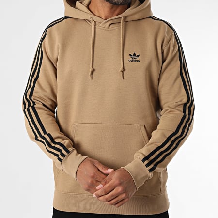 Adidas Originals - Sweat Capuche 3 Stripes JY1377 Camel