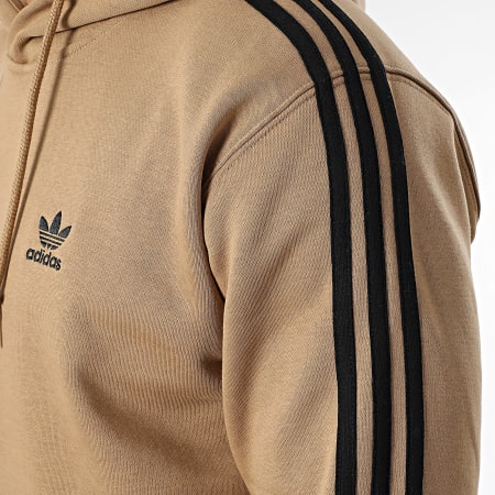 Adidas Originals - Sweat Capuche 3 Stripes JY1377 Camel