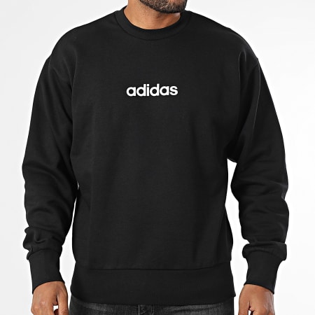 Adidas Sportswear - Sweat Crewneck Linear JM1759 Noir