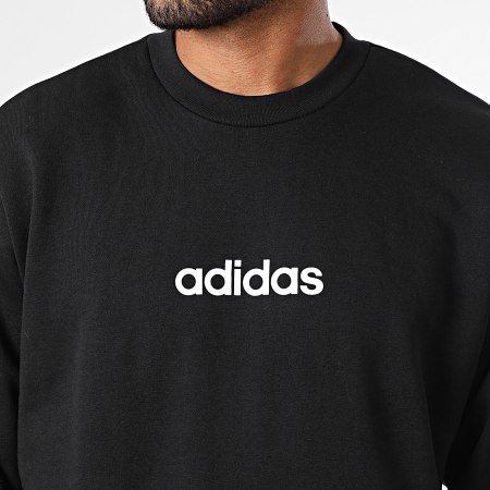 Adidas Sportswear - Sweat Crewneck Linear JM1759 Noir