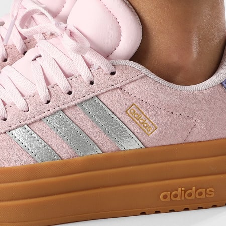 Adidas Performance - Zapatillas de deporte VL Court Bold JQ4556 Clear Pink Silver Metallic Gold Metallic para mujer