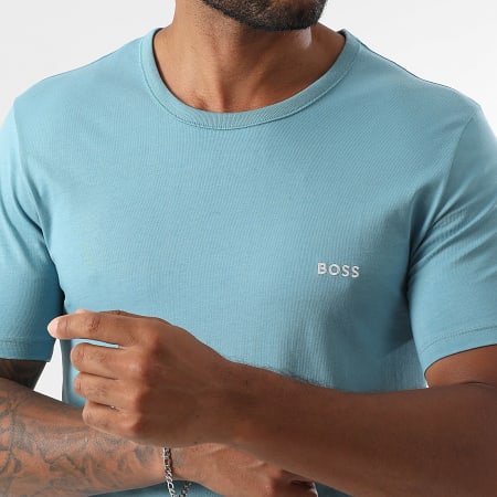 BOSS - Lot De 3 Tee Shirts 50532470 Bleu Marine Bleu Clair Bleu Turquoise