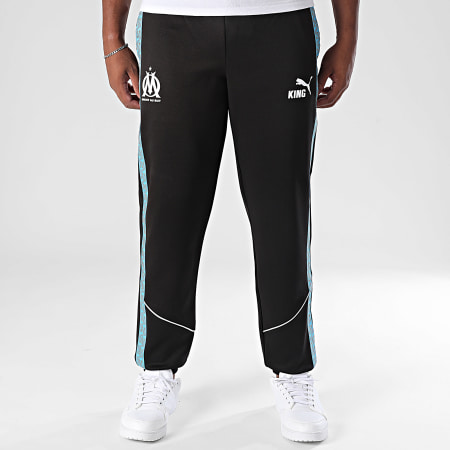 OM King Anthem Jogging Pants 781558 Black Light Blue
