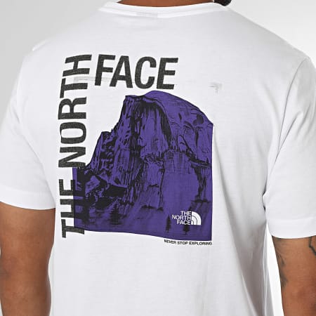 The North Face - Tee Shirt Half Dome Photo A8EE9 Blanc