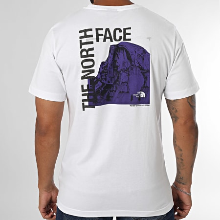 The North Face - Tee Shirt Half Dome Photo A8EE9 Blanc