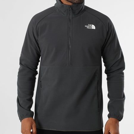 The North Face - Veste Polaire Col Zippé Glacier A89JH Gris
