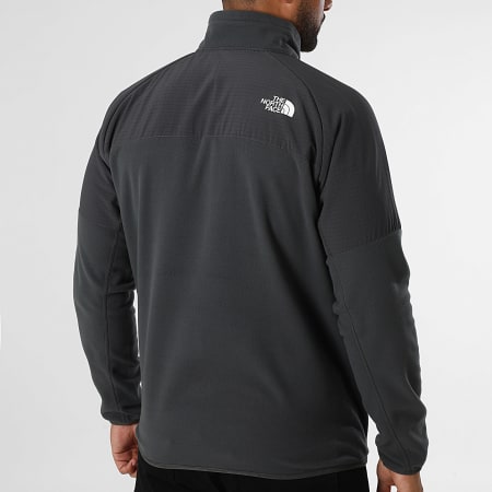 The North Face - Chaqueta polar con cremallera Glacier A89JH Gris