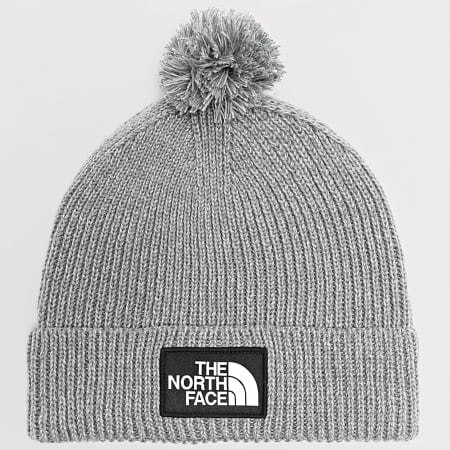 The North Face - Bonnet Logo Box Pom A8CHF Gris