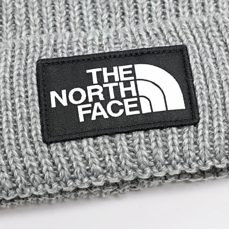 The North Face - Bonnet Logo Box Pom A8CHF Gris