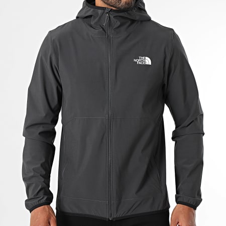 The North Face - Coupe-Vent Capuche A8CS7 Gris Anthracite