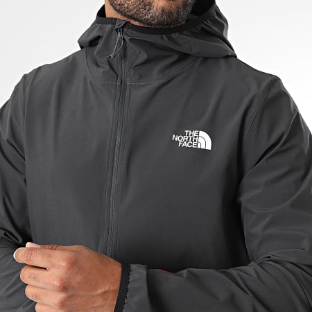 The North Face - Coupe-Vent Capuche A8CS7 Gris Anthracite