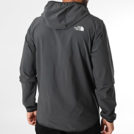 The North Face - Coupe-Vent Capuche A8CS7 Gris Anthracite