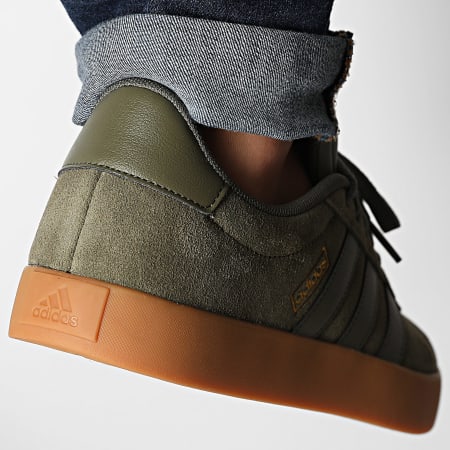 Adidas Sportswear - Baskets VL Court 3.0 JR2223 Olive Strata Gold Metallic