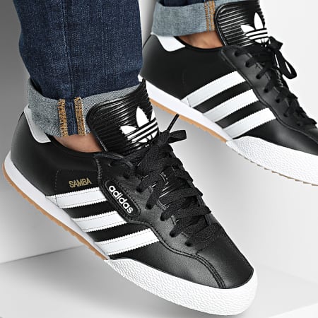 Adidas Originals - Baskets Samba Super 019099 Black Footwear White
