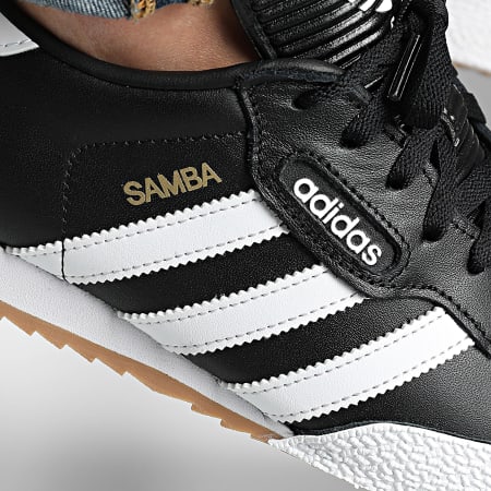 Adidas Originals - Baskets Samba Super 019099 Black Footwear White