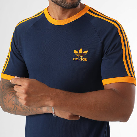 Adidas Originals - Tee Shirt A Bandes 3 Stripes KA0472 Bleu Marine