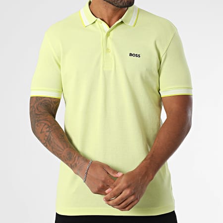 BOSS - Polo Manches Courtes Paddy 50469055 Jaune
