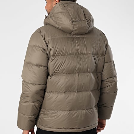 Calvin Klein - Doudoune Capuche Zippée RC518 Taupe