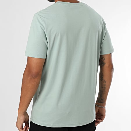 Luxury Lovers - Tee Shirt Oversize Large Pecho Miami Palm Verde Claro Blanco