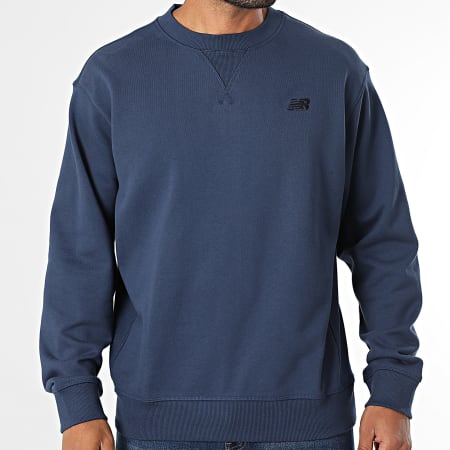 New Balance - Sweat Crewneck MT41506 Bleu Marine