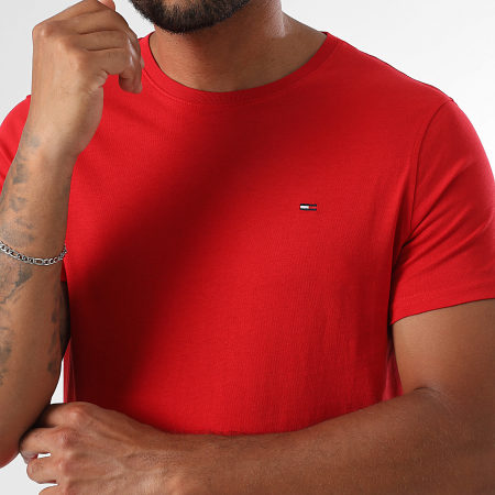 Tommy Jeans - Tee Shirt Tjm Xslim Jersey 4411 Rouge