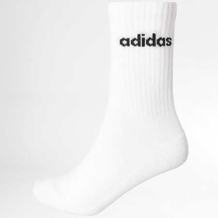 Adidas Sportswear - Lot De 6 Paires De Chaussettes Lin Crew JL6095 Noir Gris Blanc