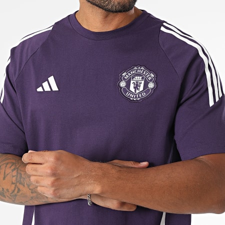 Adidas Sportswear - Tee Shirt A Bandes Manchester United JP3097 Violet