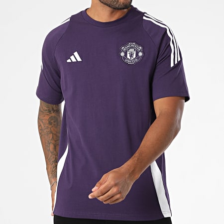 Adidas Sportswear - Tee Shirt A Bandes Manchester United JP3097 Violet
