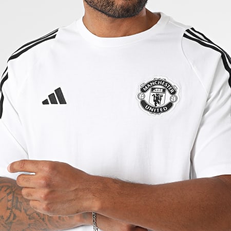 Adidas Sportswear - Tee Shirt A Bandes Manchester United JP3098 Blanc