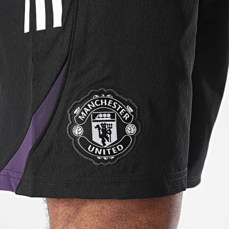 Adidas Sportswear - Short Jogging A Bandes MUFC Manchester United JP3104 Noir