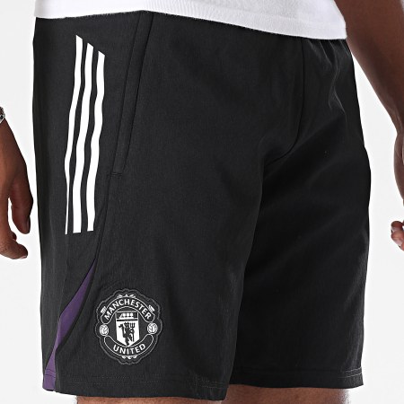Adidas Sportswear - Short Jogging A Bandes MUFC Manchester United JP3104 Noir