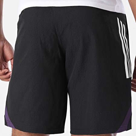 Adidas Sportswear - Short Jogging A Bandes MUFC Manchester United JP3104 Noir