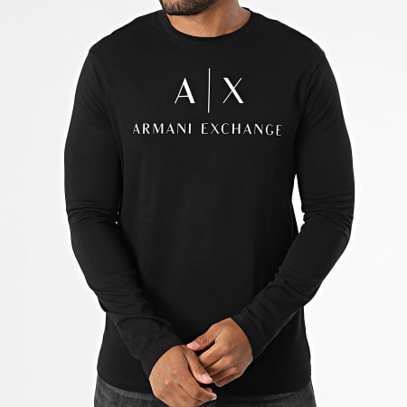 Armani Exchange - Tee Shirt Long Sleeve 8NZTCH-Z8H4Z Black - Ryses