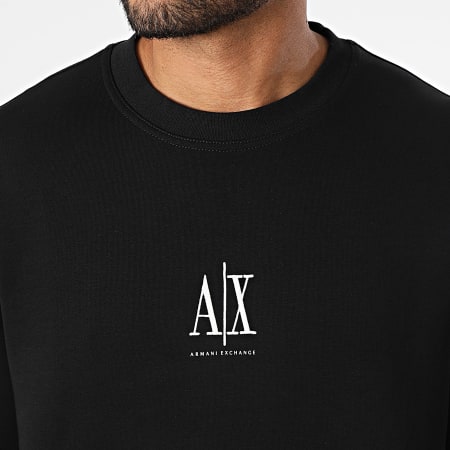 トップスその他 ARMANI EXCHANGE Men Sweatshirt Black XM000368AF10818 UC001 Armani Exchange - Crewneck sweatshirt XM000368-AF10818 Black