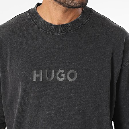Hugo Blue - Tee Shirt Oversize Nebute 50542638 Gris Anthracite