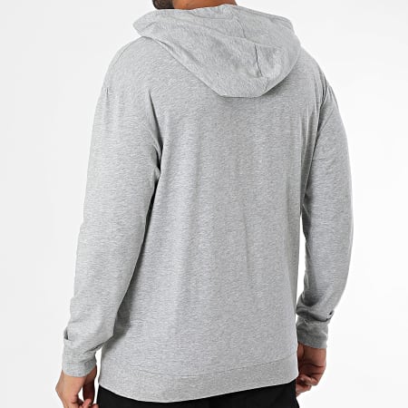 HUGO - Tee Shirt Manches Longues Capuche Laze 50525244 Gris Chiné