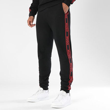 HUGO - Liam Jogging Pants 50540918 Black Red - Ryses
