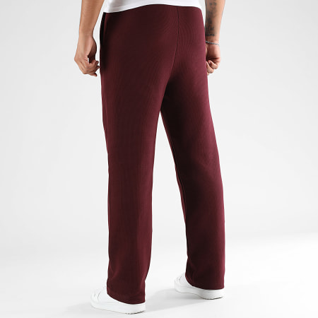 LBO - Pantalón ancho Waffle 3940 Burdeos