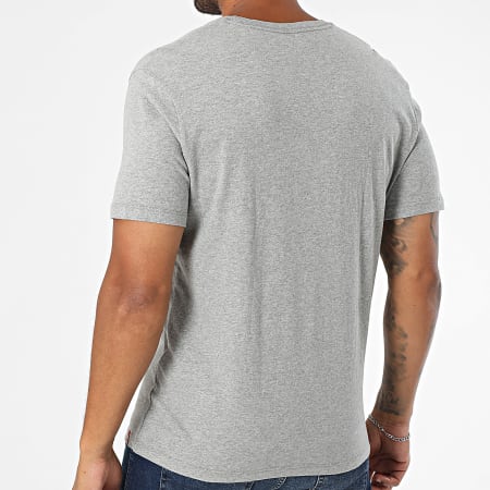 Levi's - Lot De 2 Tee Shirts Crew Neck Slim 79541 Blanc Gris Chiné