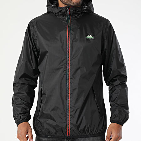 Superdry - Coupe-Vent Capuche Zippé Essential Tri Windbreaker M5012248A Noir
