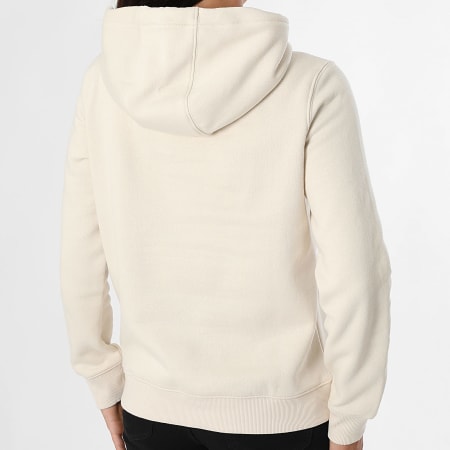 Tommy Jeans - Sweat Capuche Regular Femme Flag 9958 Beige
