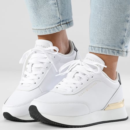 Tommy Hilfiger Baskets Femme Chic Fashion Runner 8695 White