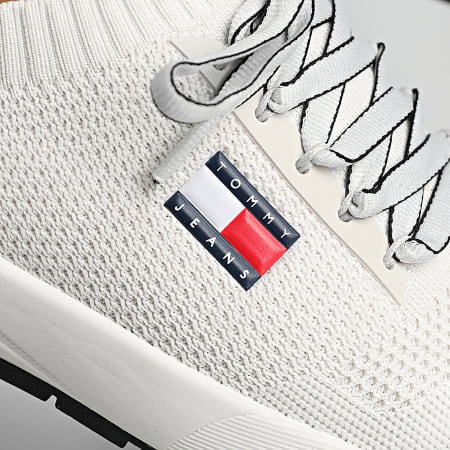 Tommy Jeans - Baskets Runner Knitted 1580 Ecru