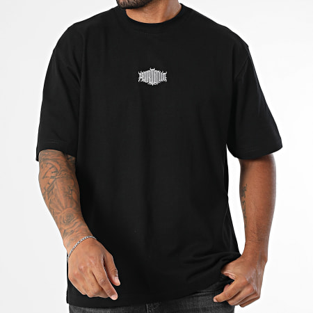 Vald - Tee Shirt Oversize Pandemonium Noir Blanc