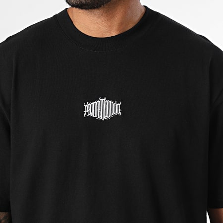 Vald - Tee Shirt Oversize Pandemonium Noir Blanc